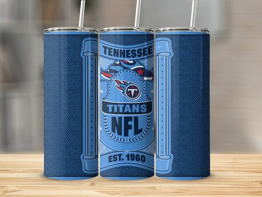 Tennessee Titans NFL Football Team Official Logo Tumbler