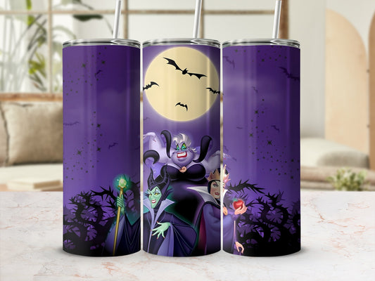 Moonlit Night Evil Queens Purple Tumbler