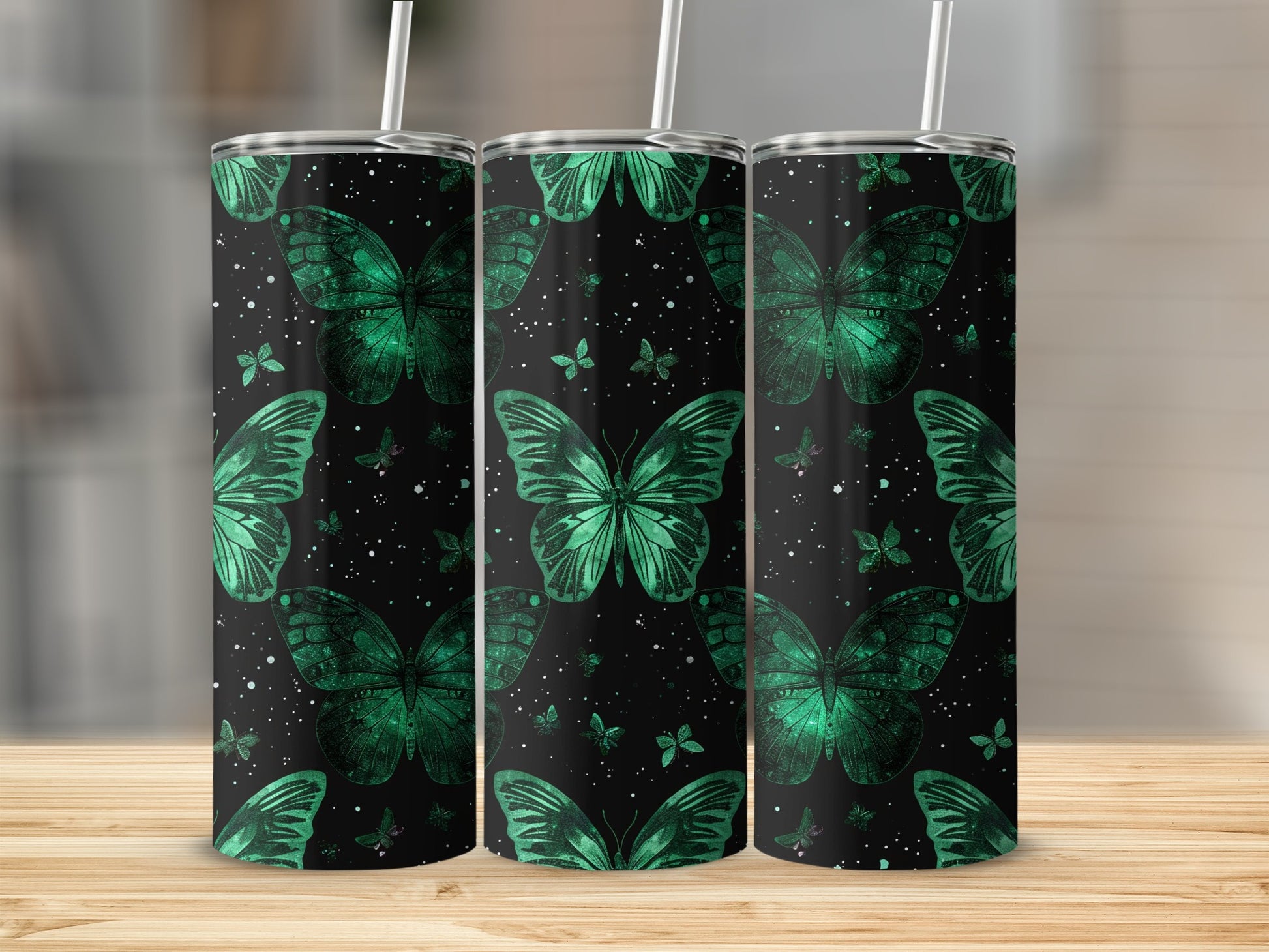 Green Galaxy Butterflies Black Sparkle Pattern Tumbler product type
butterfly tumbler
green butterflies
galaxy pattern
sparkle design
black background
nature tumbler
celestial art
insect print
vibrant green
unique tumbler
fantasy design
drinkware gift
beverage holder
tumbler with straw
butterfly lover
green aesthetic
dark pattern
starry pattern
shimmer effect
artistic tumbler