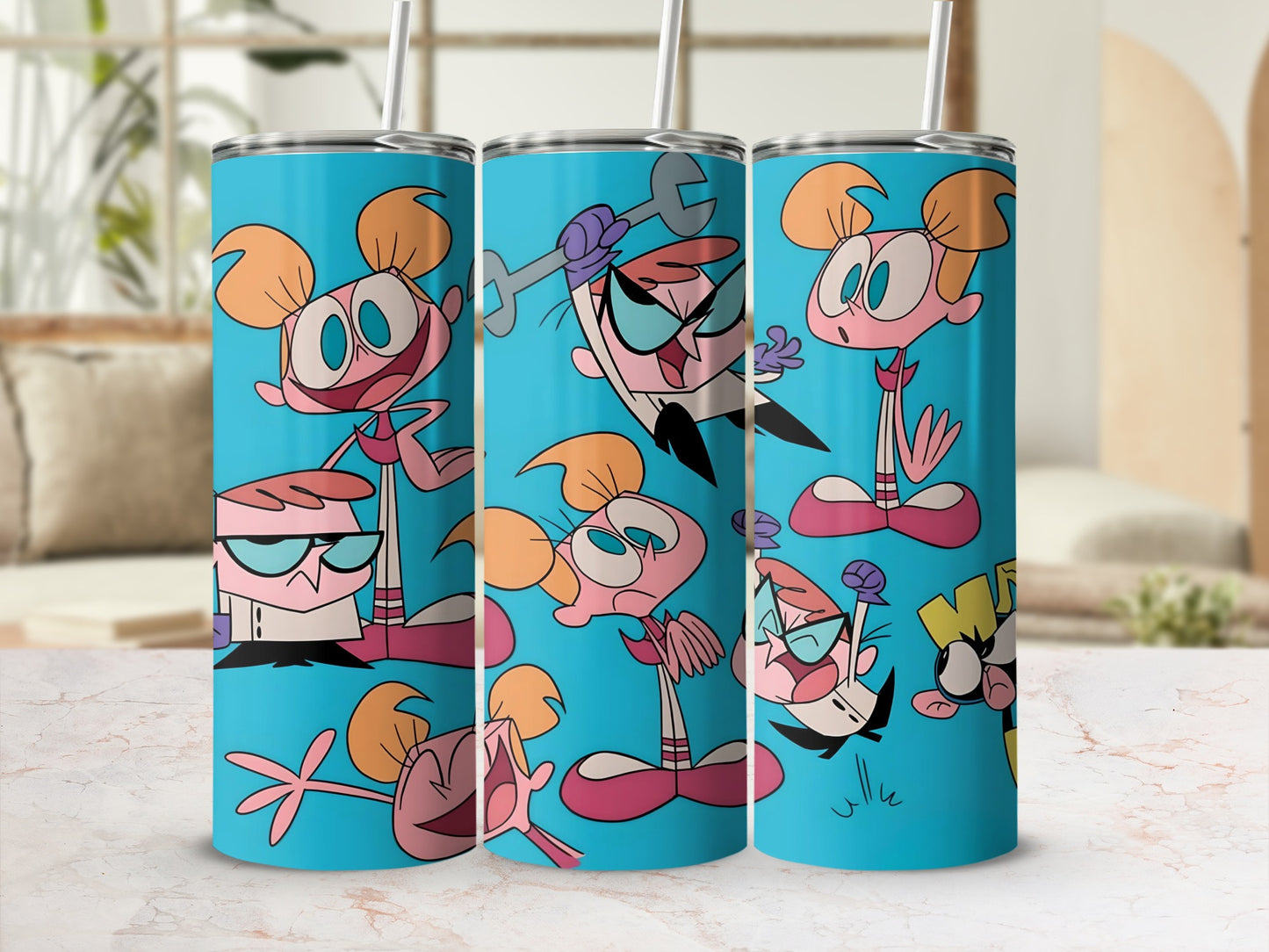Vibrant Cartoon Character Tumbler Mugs for Kids