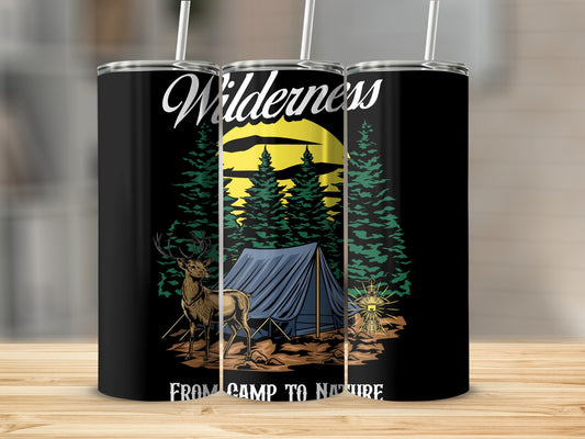 Wilderness From Camp To Nature Tumbler