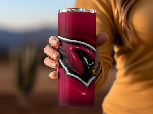 Arizona Cardinals NFL Team Logo Design Unique Tumblers