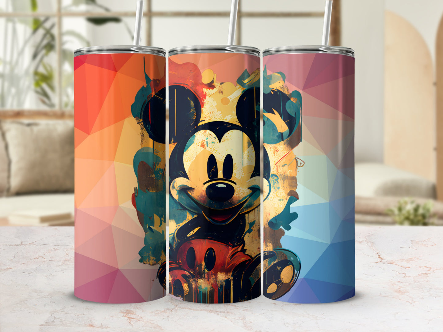 Vibrant Mickey Design Tumbler for Fans of Disney