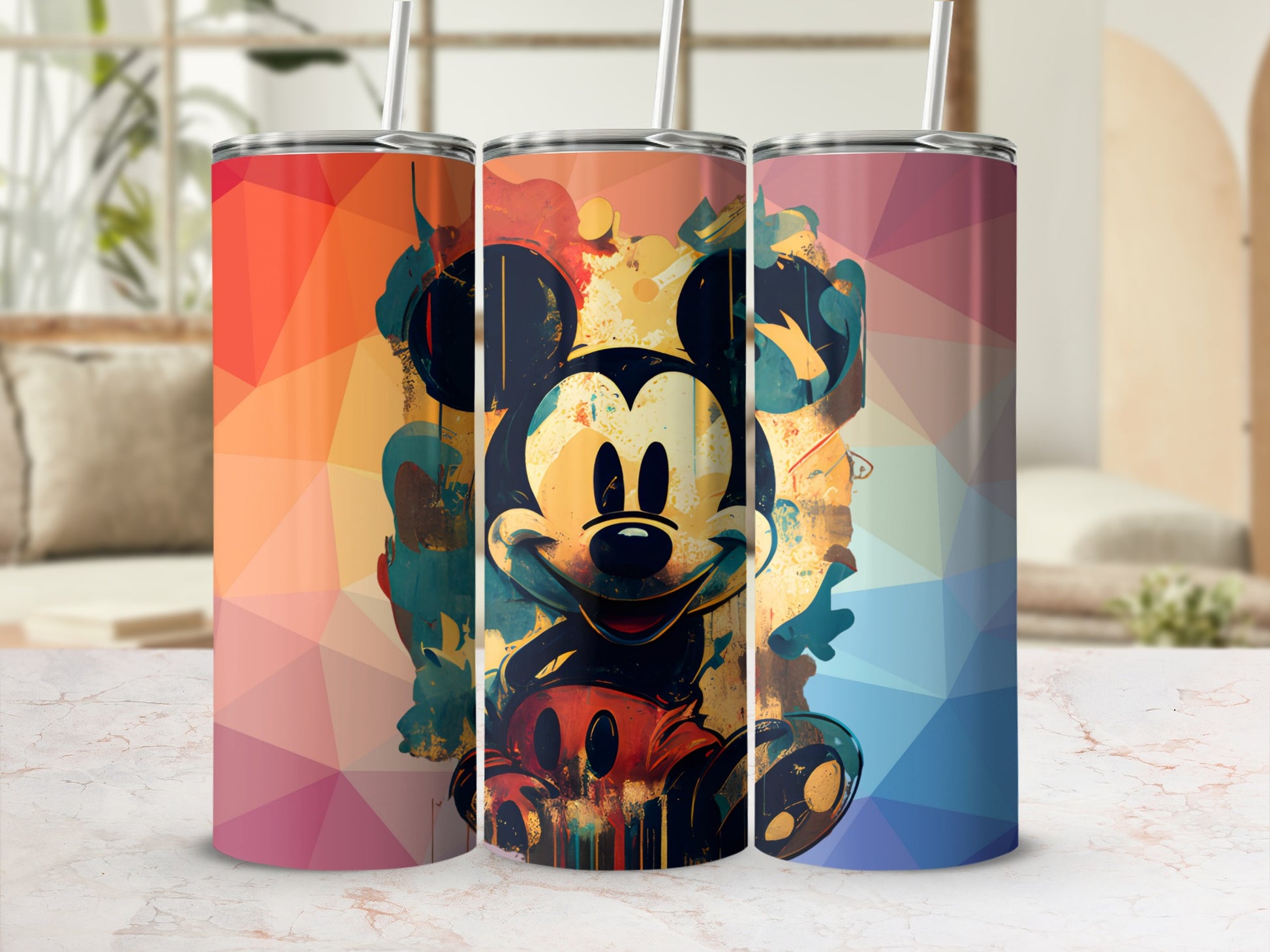 Vibrant Mickey Design Tumbler for Fans of Disney