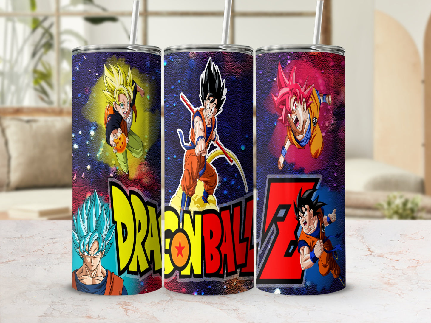 Dragon Ball Z Tumbler with Characters Design 20oz