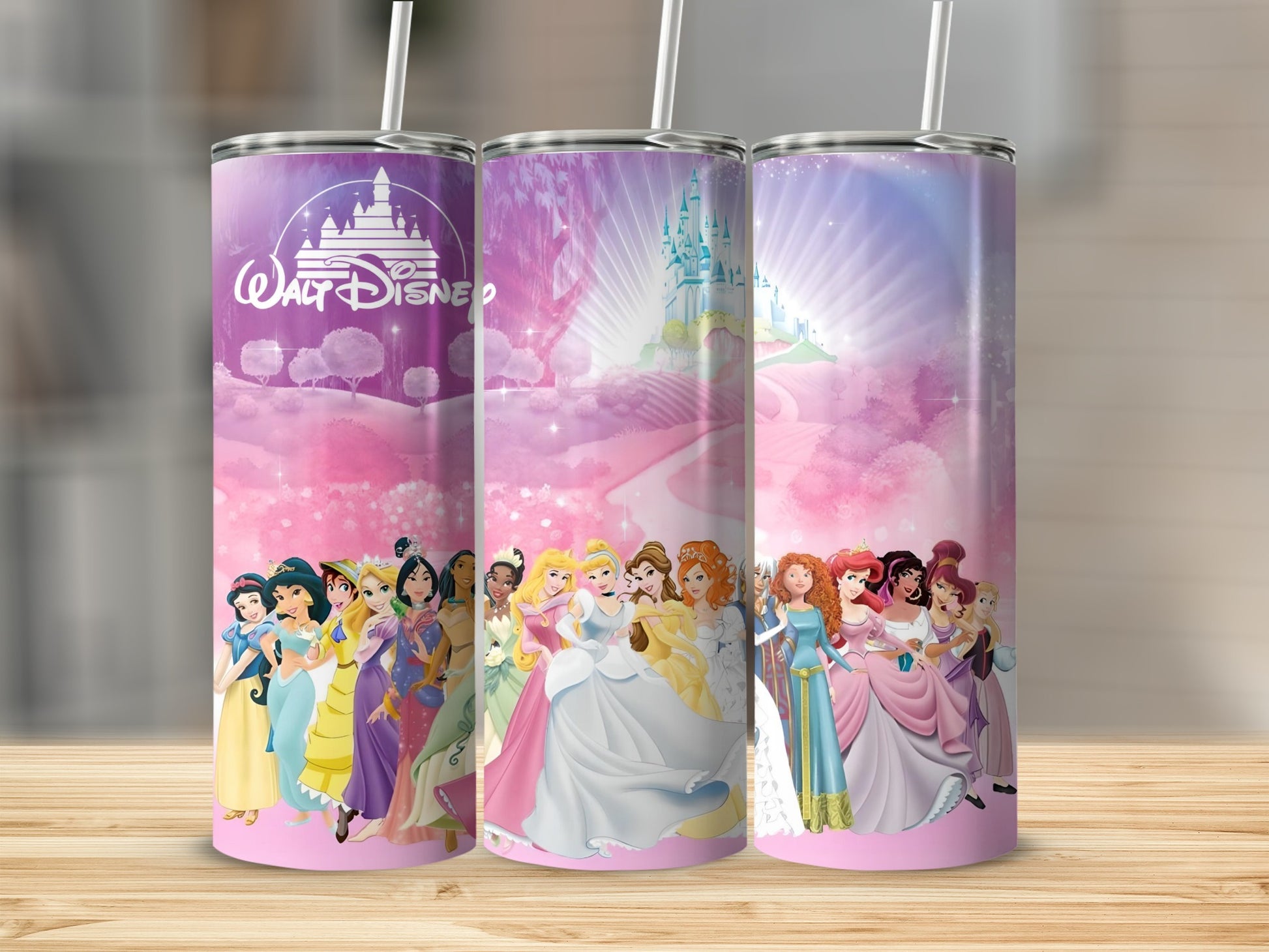 Disney Princesses Castle Themed Tumbler product