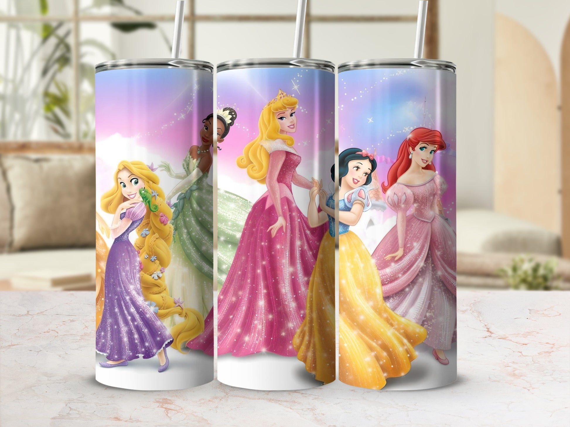 Disney Princess Stainless Steel Tumbler Cup
