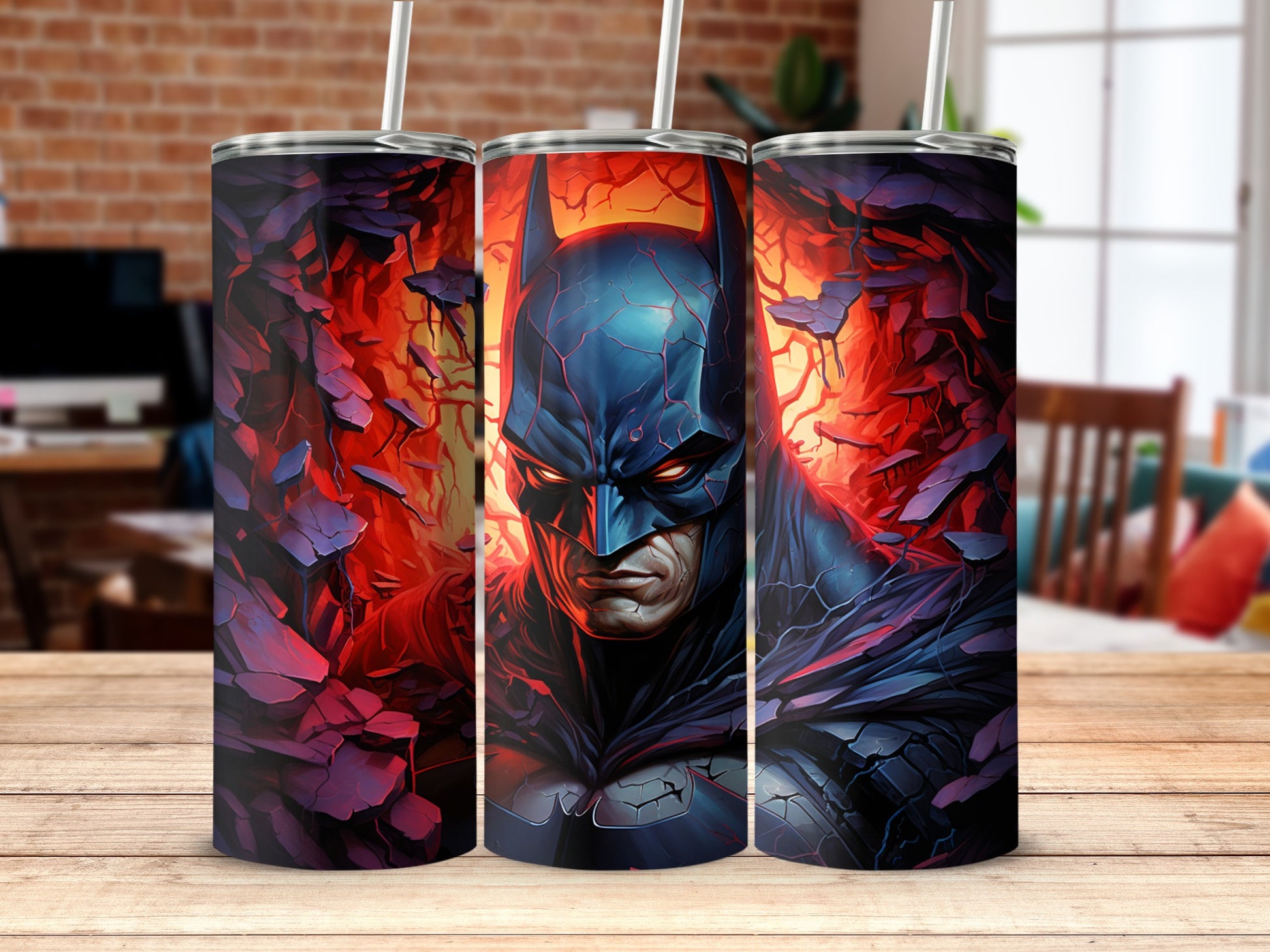 Dark Knight Rising Epic Art Tumblers for Batman Fans