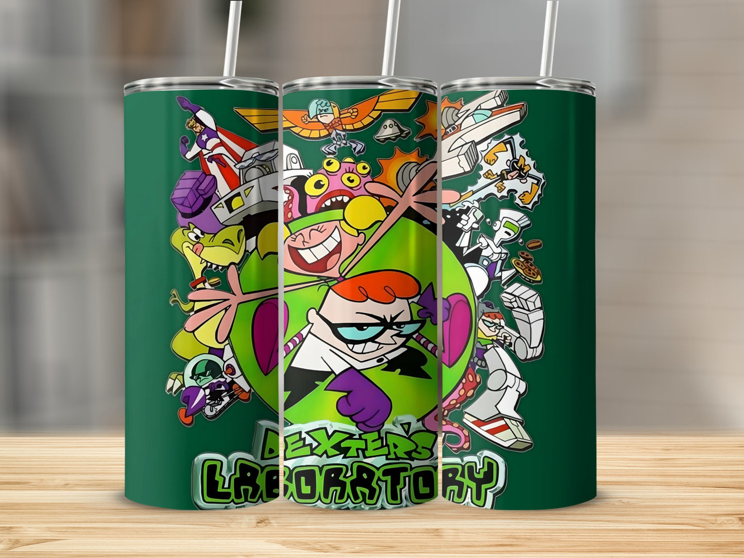 Vintage Cartoon Character Dexter Laboratory Tumbler
