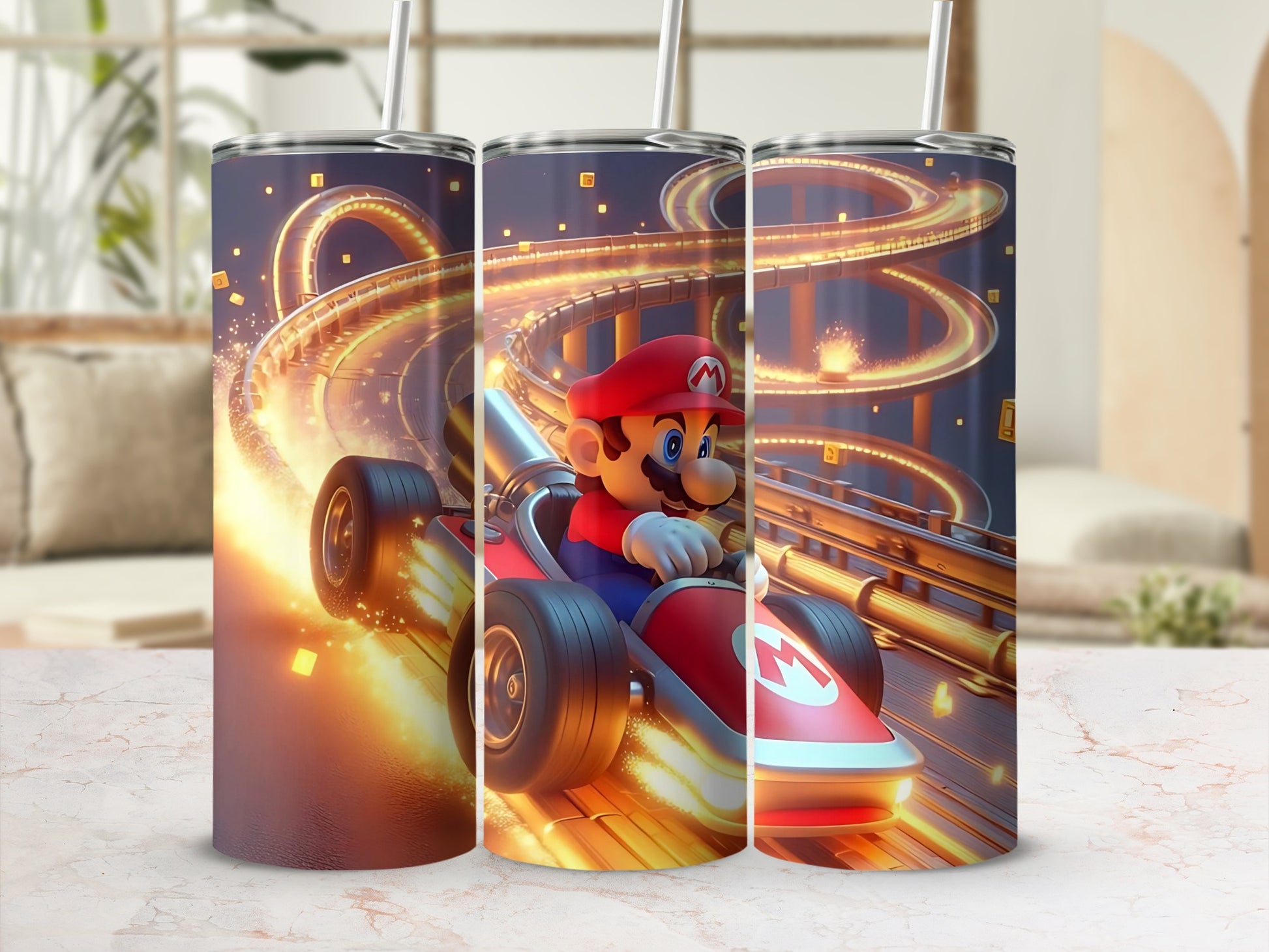 Racing Kart Character High-Speed Tumbler Product