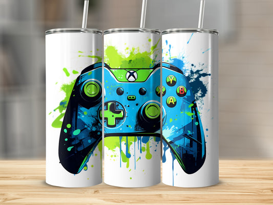 Colorful Gaming Controller Design Tumbler