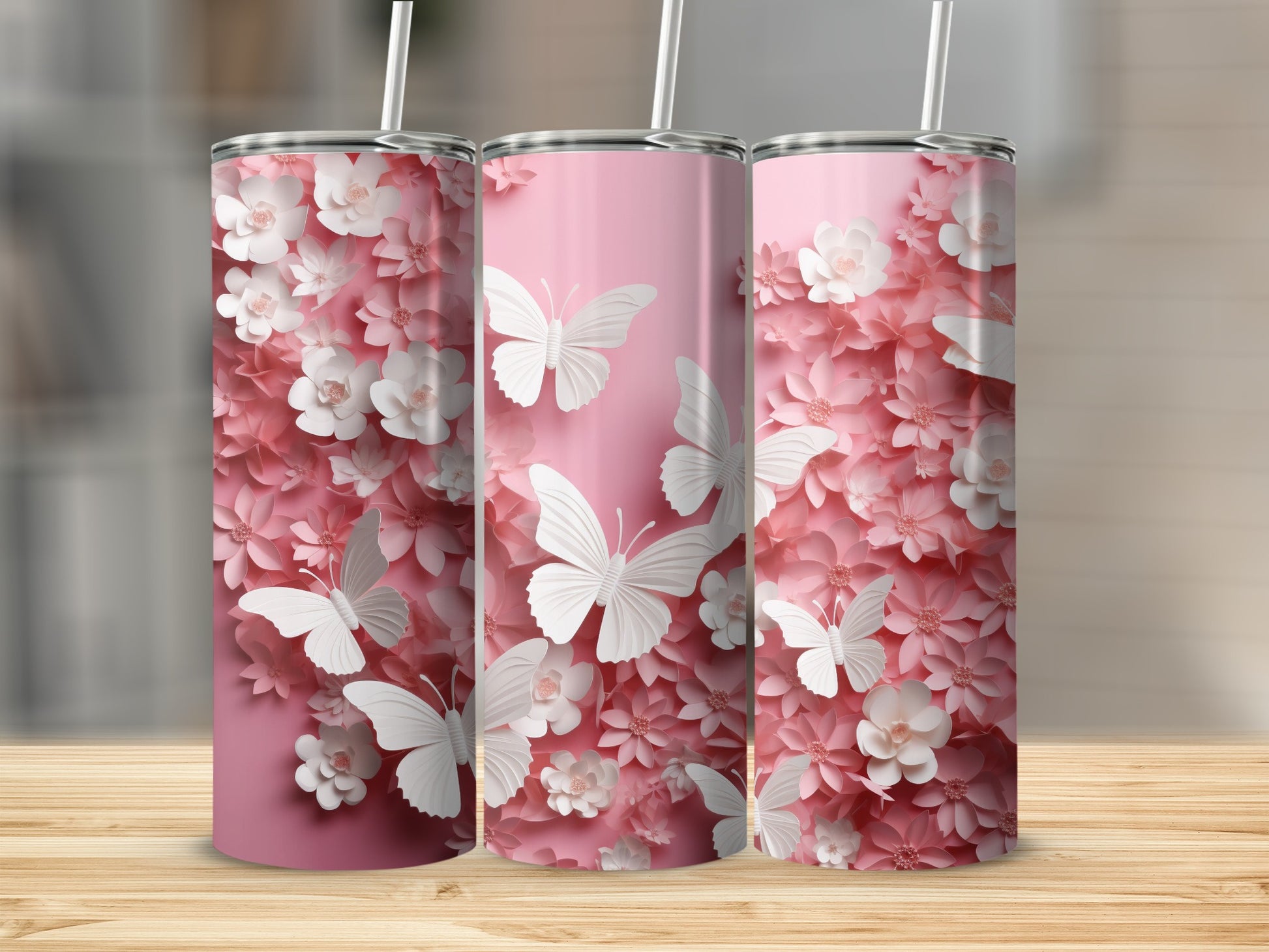 Pink White Floral Butterflies Artwork Tumbler product type
Pink Tumbler, Butterfly Tumbler, Floral Design, White Flowers, Pink Flowers, Tumbler Cup, Insulated Tumbler, Drinkware, Pretty Design, Paper Cut Art, Aesthetic Tumbler, Gift For Her, Custom Tumbler, Unique Tumbler, Spring Tumbler, Summer Tumbler, Butterflies Print, Flower Pattern, Cute Tumbler, Travel Mug