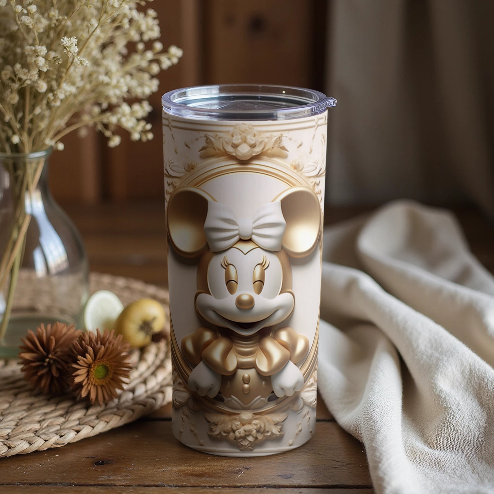 Charming Gold Mouse Tumbler for All Ages