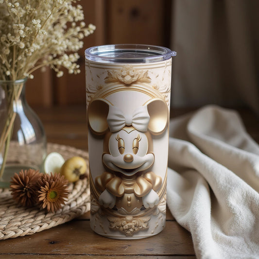 Charming Gold Mouse Tumbler for All Ages