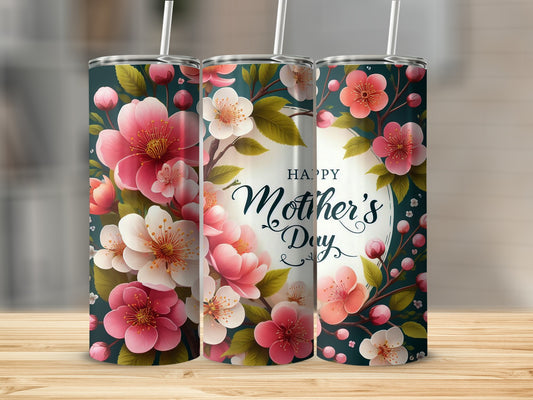 Happy Mother's Day Floral Tall Tumbler
