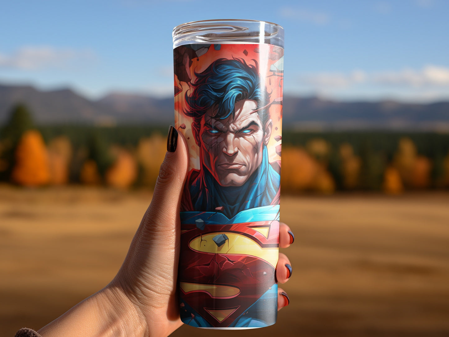 Vibrant Hero Themed Insulated Tumbler for Every Fan