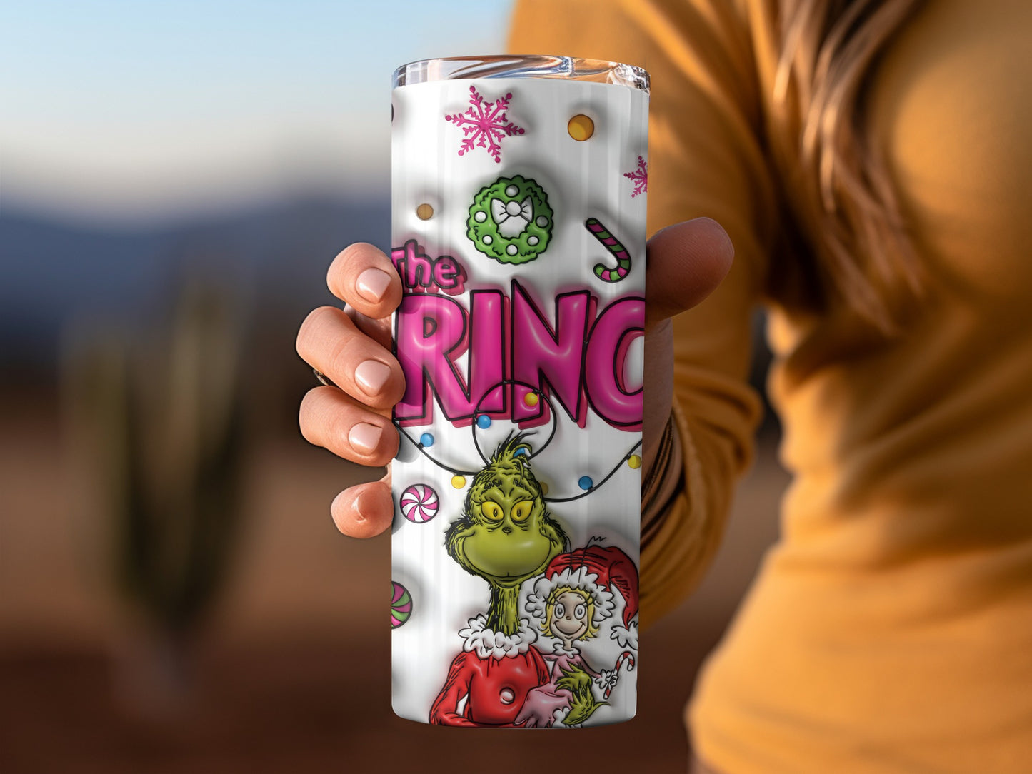 The Grinch Themed High-Quality Insulated Tumbler