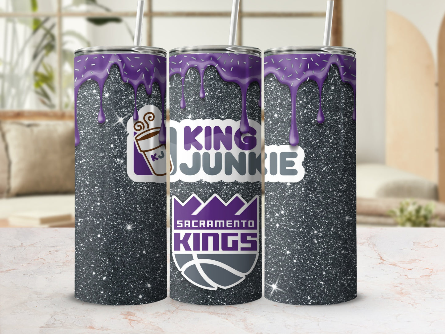 Sacramento Kings King Junkie Custom Tumbler 20oz