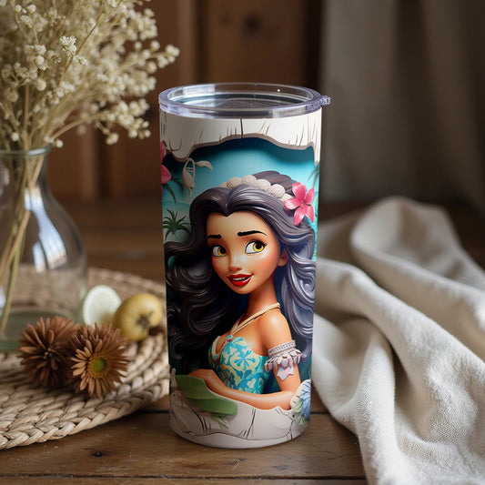 Stylish Floral Insulated Tumbler for Everyday Use