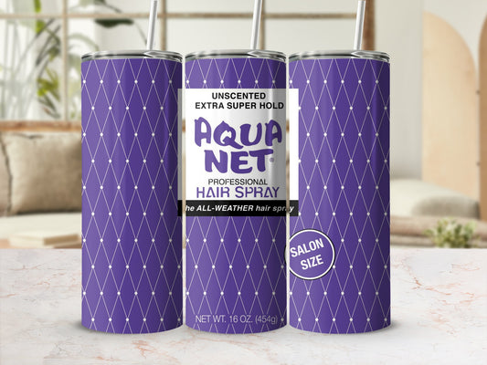 AQUA NET UNSCENTED SUPER HOLD SALON SIZE tumbler product type
