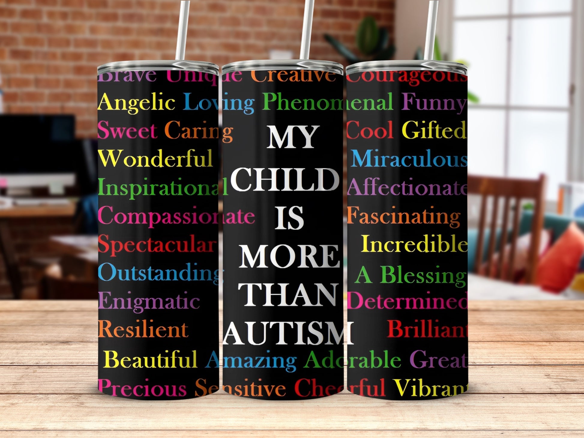 My Child is More Than Autism Inspirational Mug