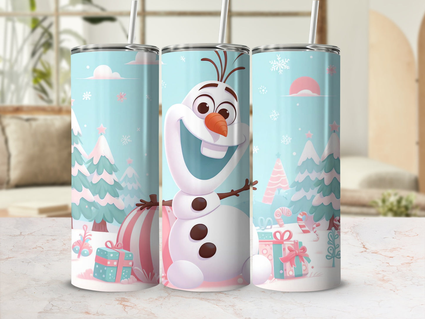 Olaf Winter Wonderland Themed Tumbler Product