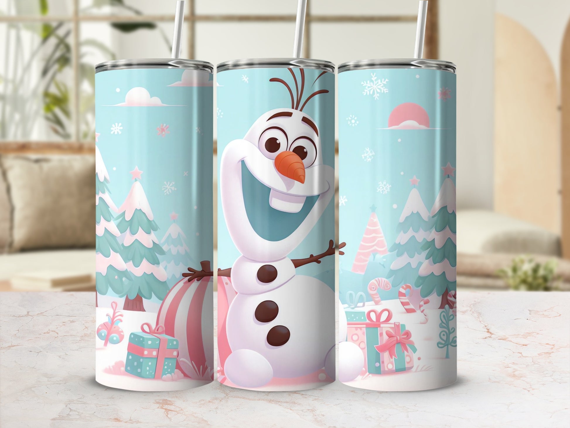 Olaf Winter Wonderland Themed Tumbler Product