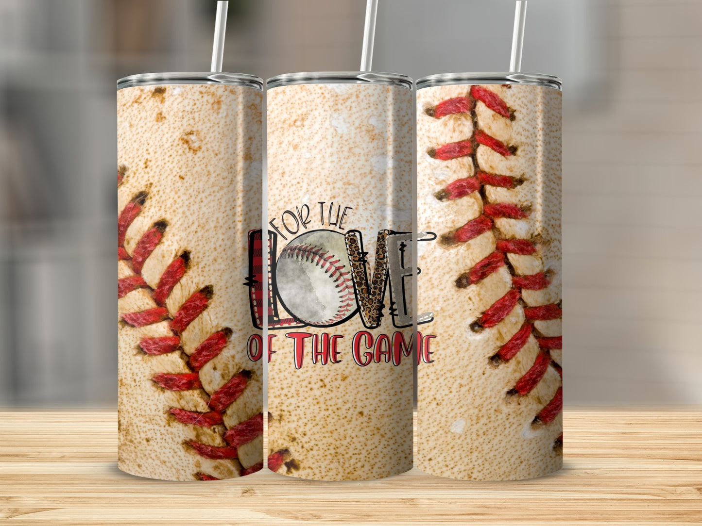 For The Love of The Game Baseball Tumbler