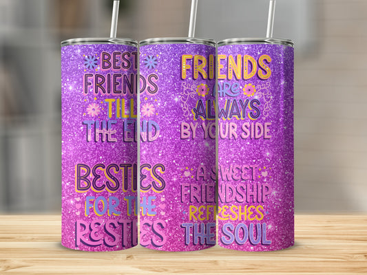 Best Friends Always By Your Side Tumbler Cup