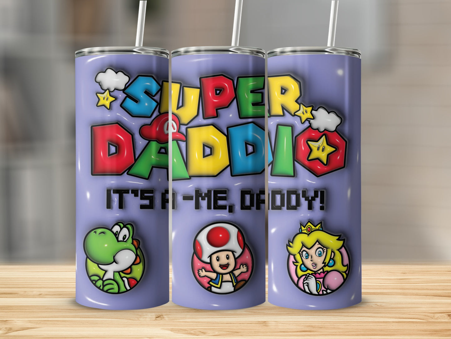 Super Daddio It's A Me Daddy Insulated Tumbler Cup