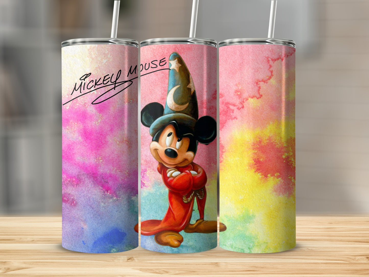 Mickey Mouse Sorcerer Stainless Steel Tumbler