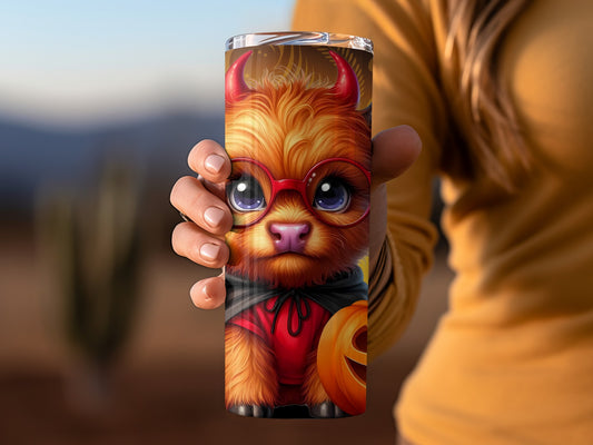 Adorable Halloween Pet Devil Design Tumbler Product