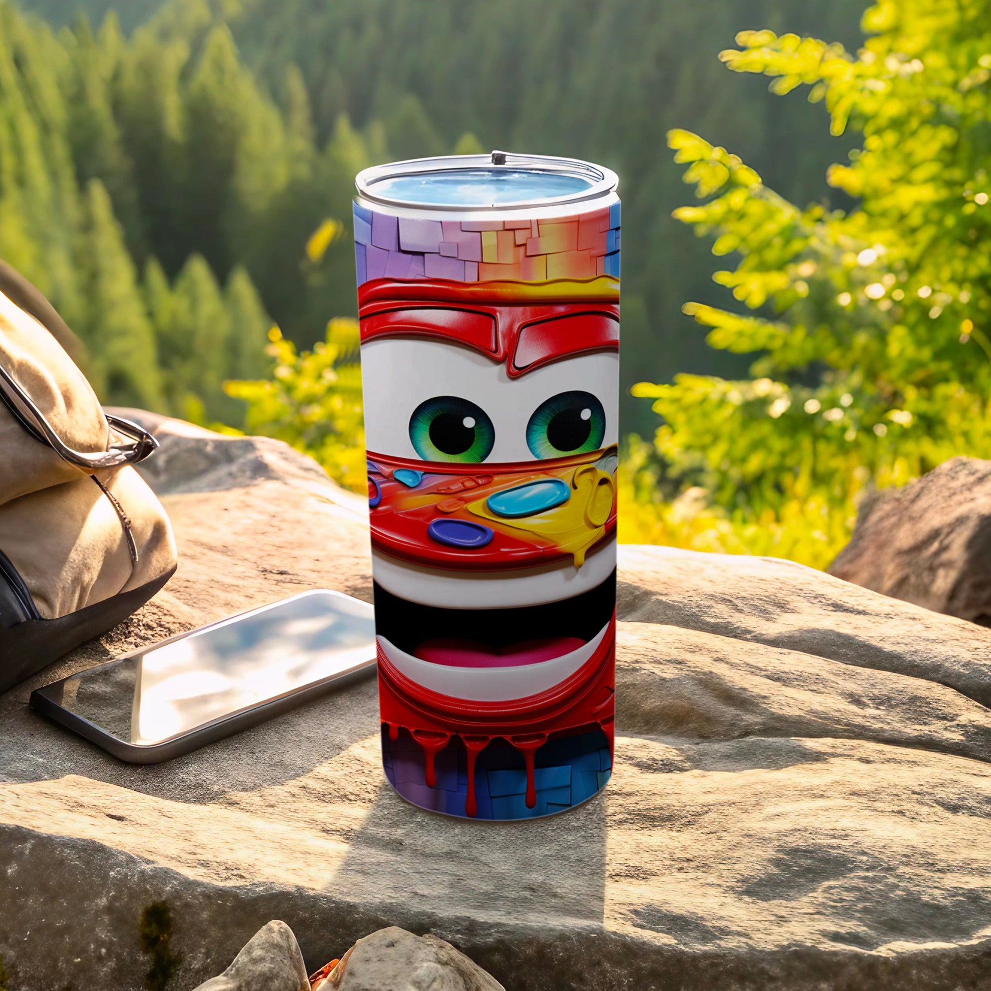 Colorful Cartoon Character Stainless Steel Tumbler