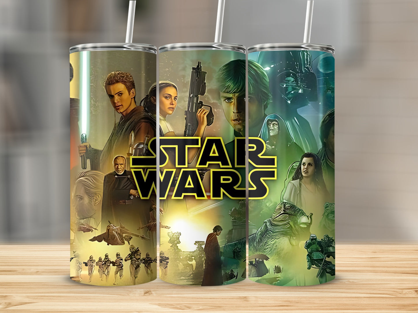 Star Wars Heroes Villains Epic Poster Artwork Tumbler product type