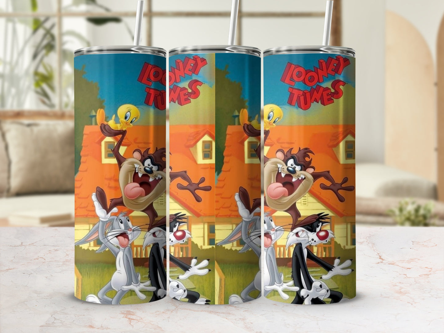 Looney Tunes Character Themed Insulated Tumbler