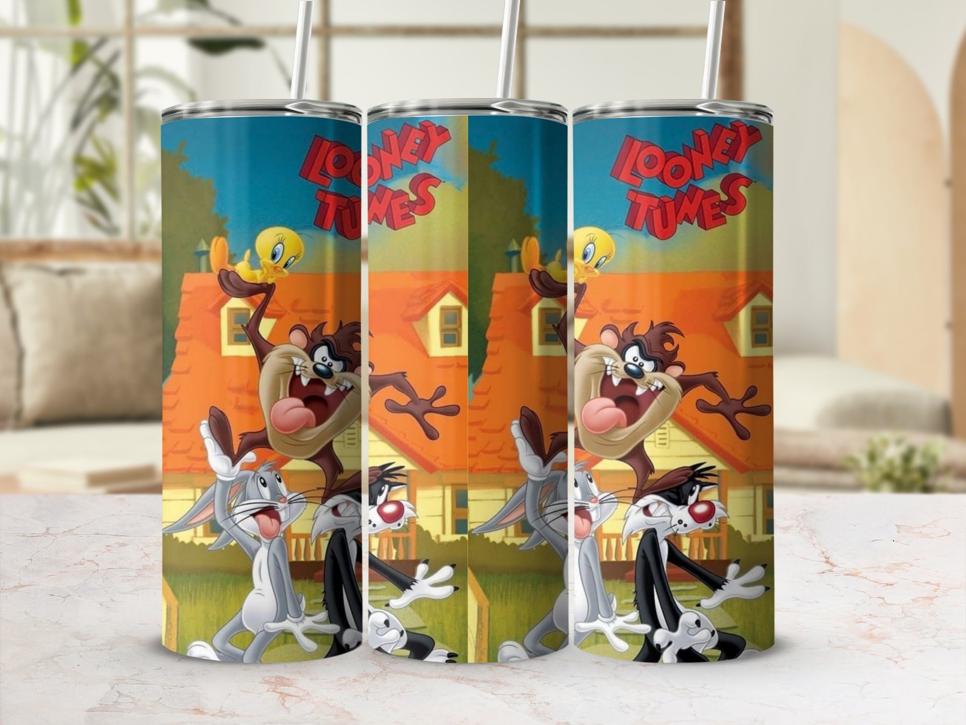 Looney Tunes Character Themed Insulated Tumbler