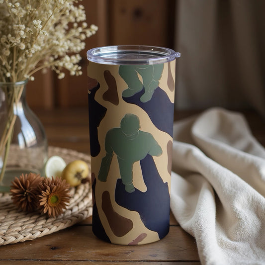 Camouflage Design Travel Mug Insulated Tumbler Cup
