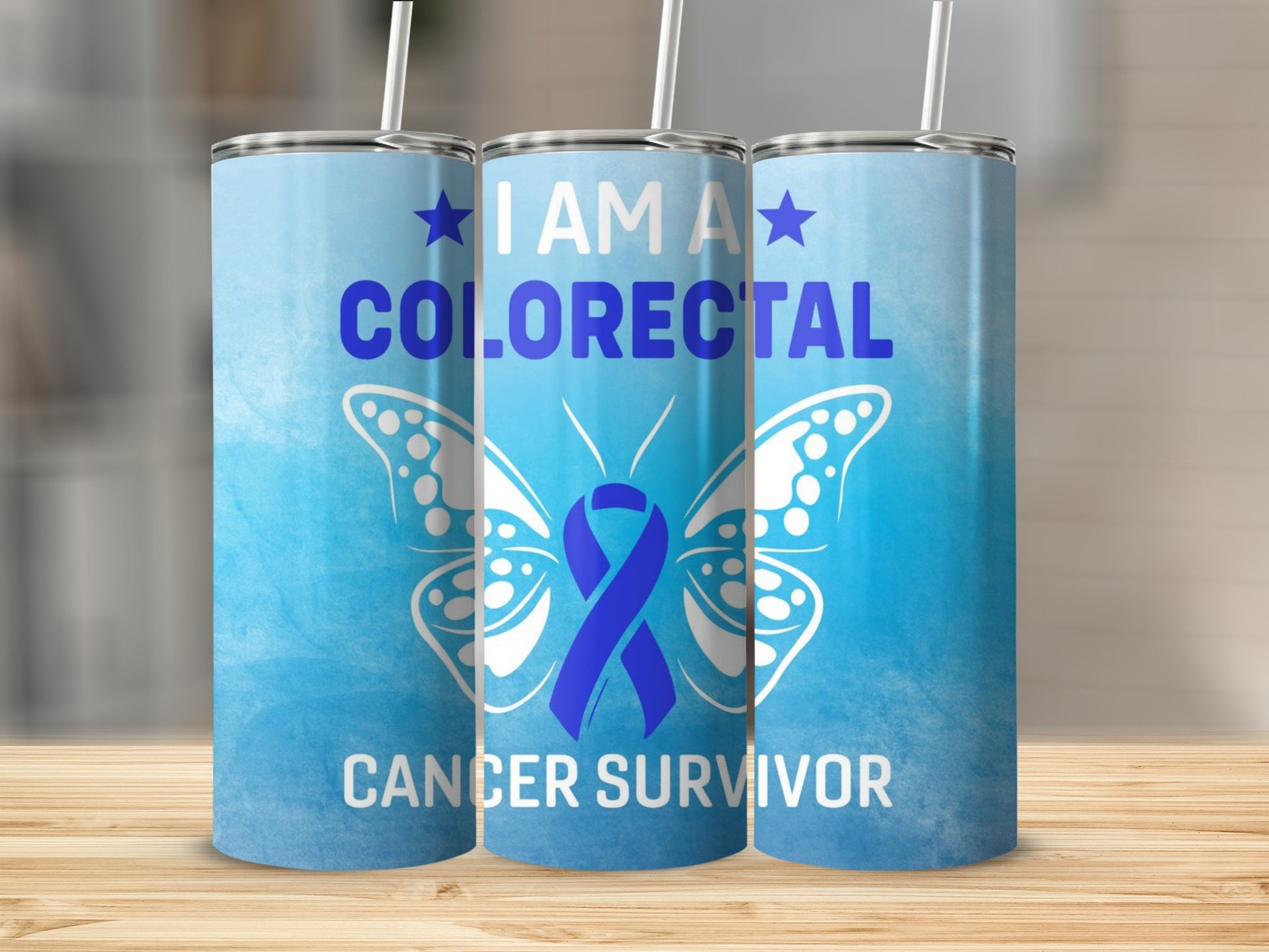 I Am A Colorectal Cancer Survivor Stainless Tumbler