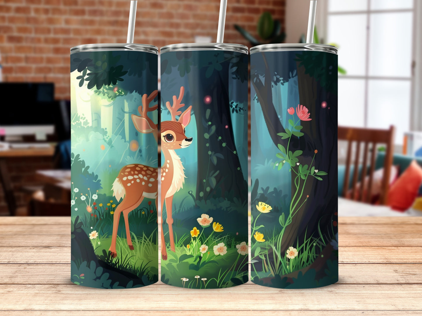 Cute Woodland Fawn Forest Scene Glowing Tumbler product type
Deer
Fawn
Woodland
Forest
Cute
Whimsical
Nature
Illustration
Magical
Glowing
Trees
Flowers
Greenery
Wildlife
Animal
Cartoonstyle
Fantasy
Dreamy
Outdoors
Animalart