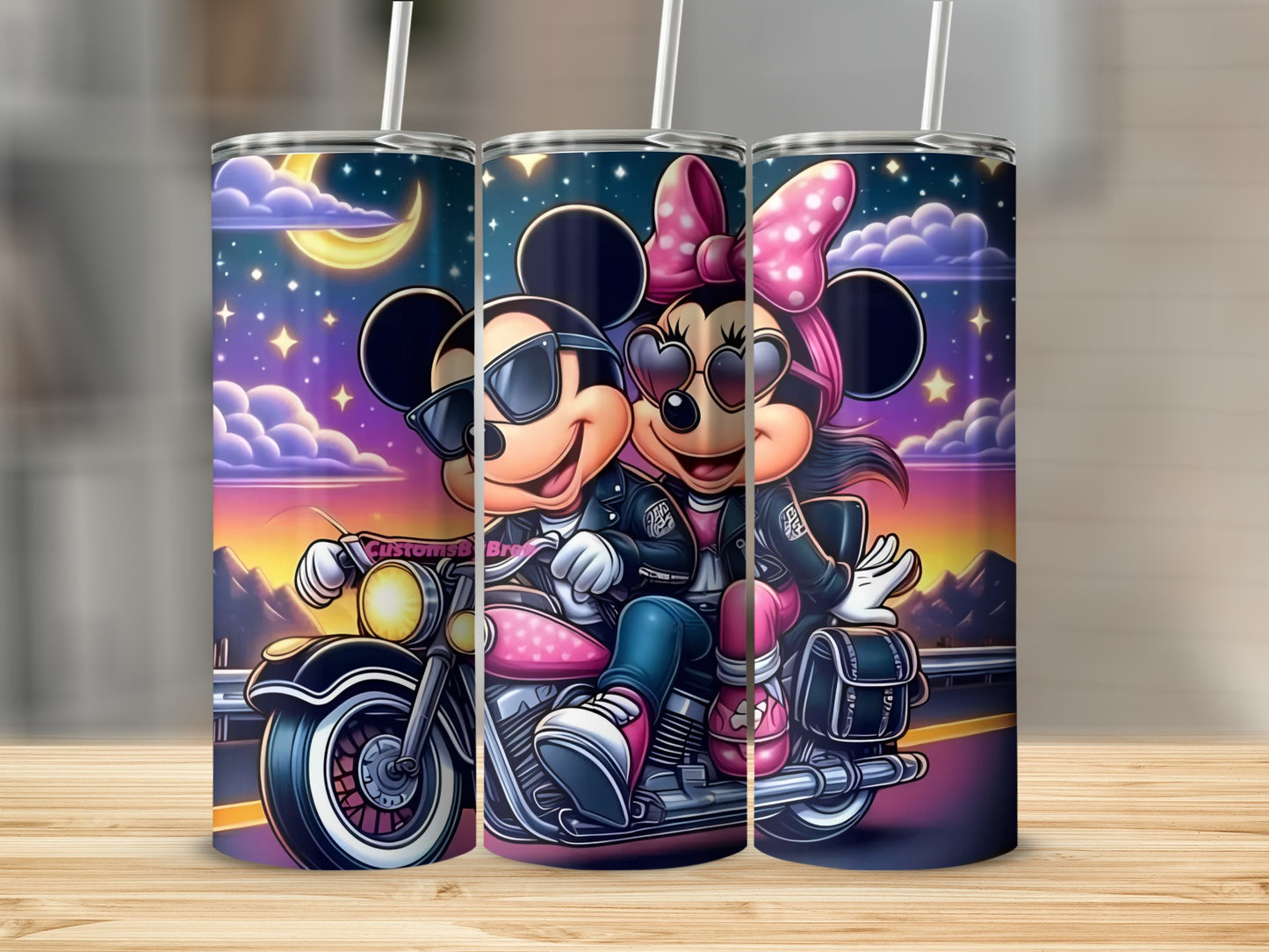 Mickey and Minnie Biker Adventure Tumbler Cup