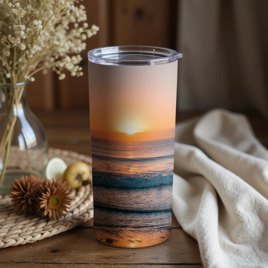 Stunning Ocean Sunset Design Travel Cup