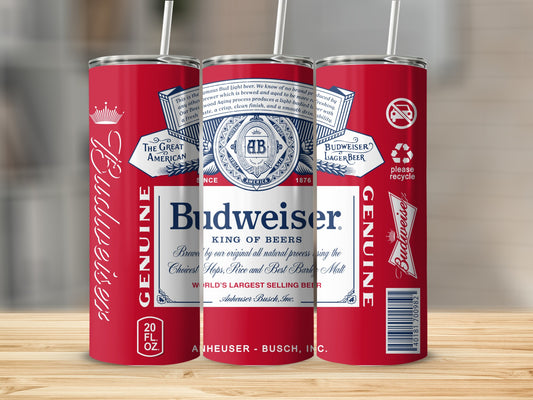 Budweiser King of Beers World's Largest Selling product type