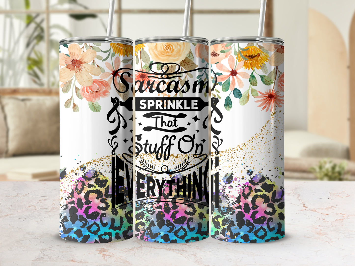 Sarcasm Sprinkle That Stuff On Everything Tumbler