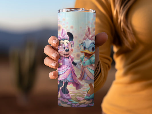 Minnie Mouse and Daisy Duck Fashionable Friends Tumblers