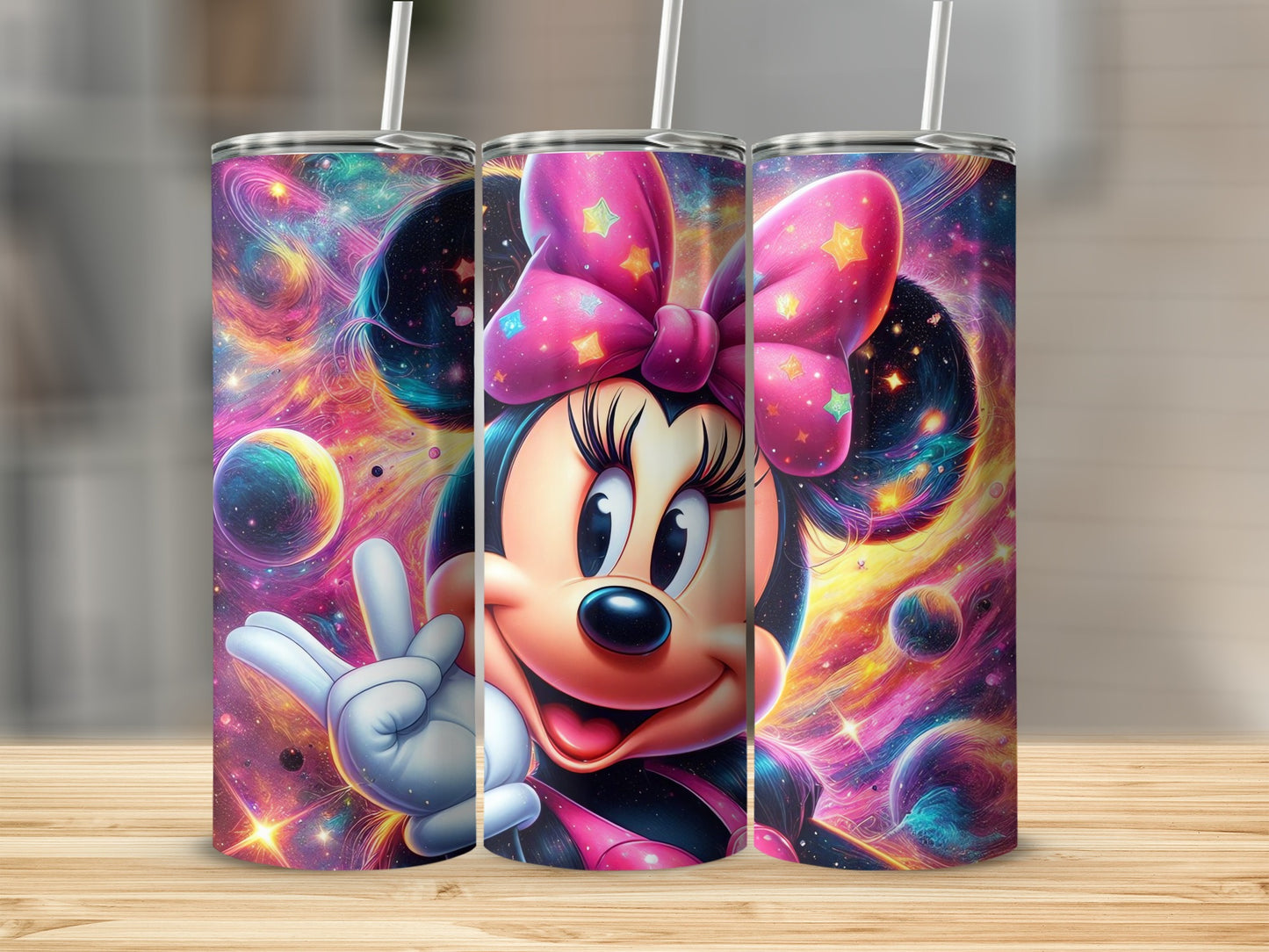 Whimsical Character Space Adventure Tumbler