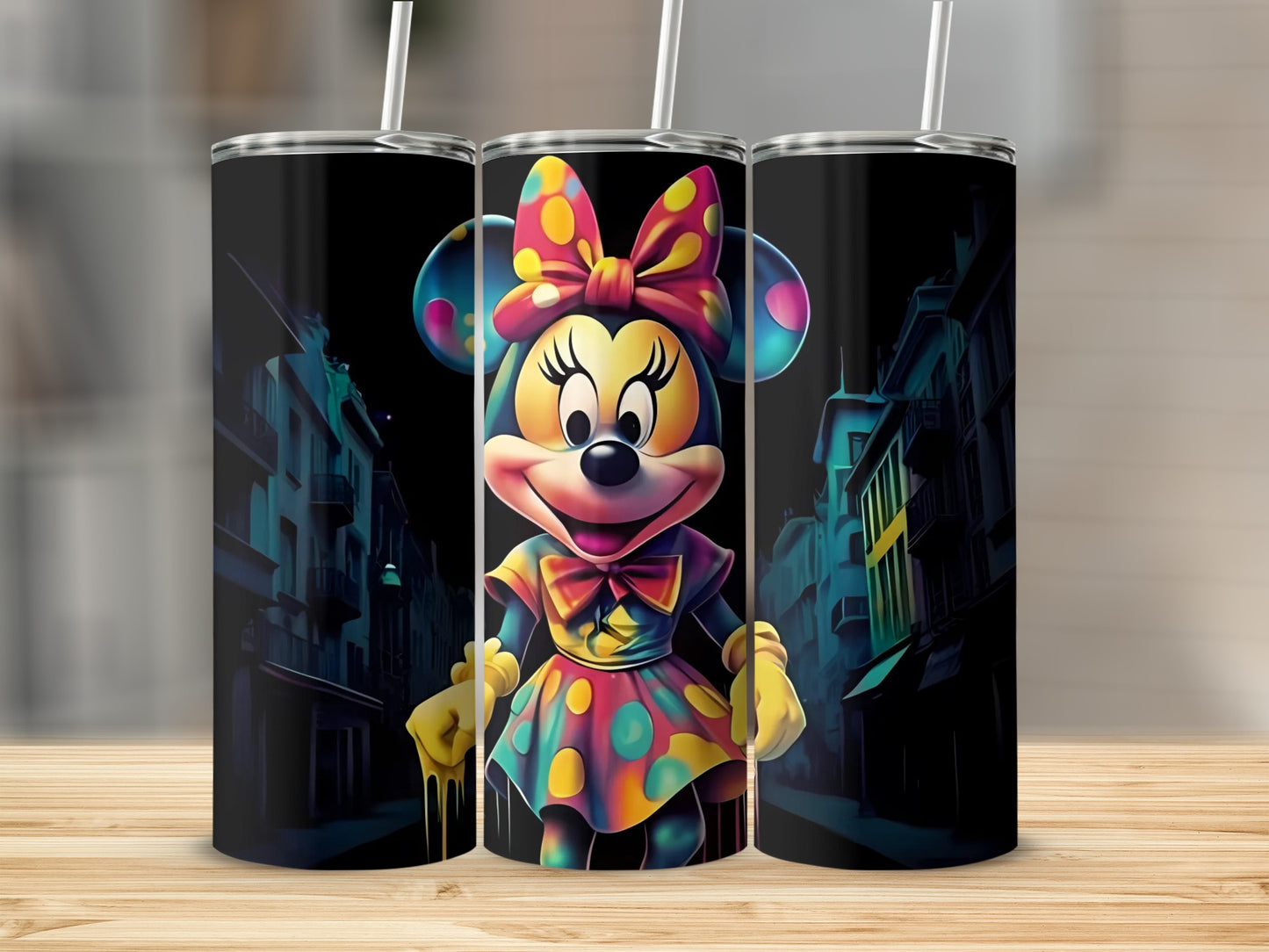 Colorful Cartoon Character Design Tumbler Cup Product
