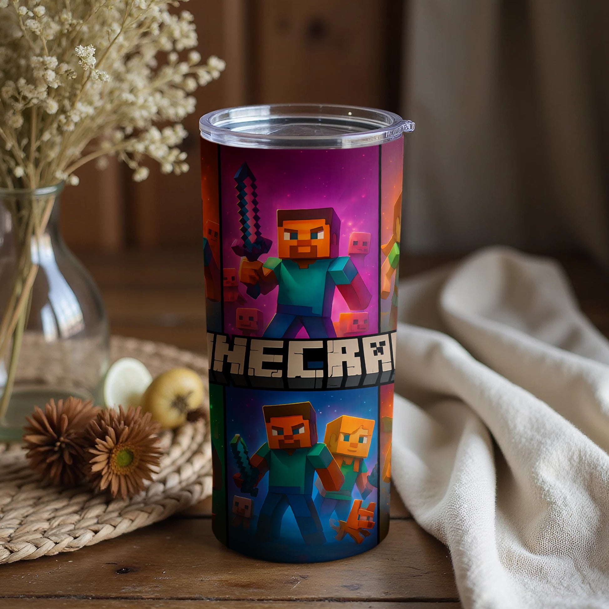 Minecraft Characters Tumbler Perfect Gift Item