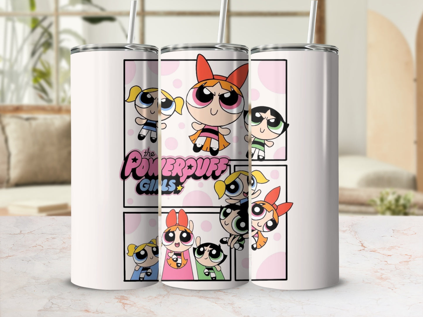 The Powerpuff Girls Cartoon Character Tumbler