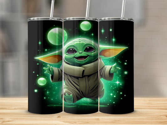 Adorable Baby Alien Design Tumbler Cup for Star Lovers