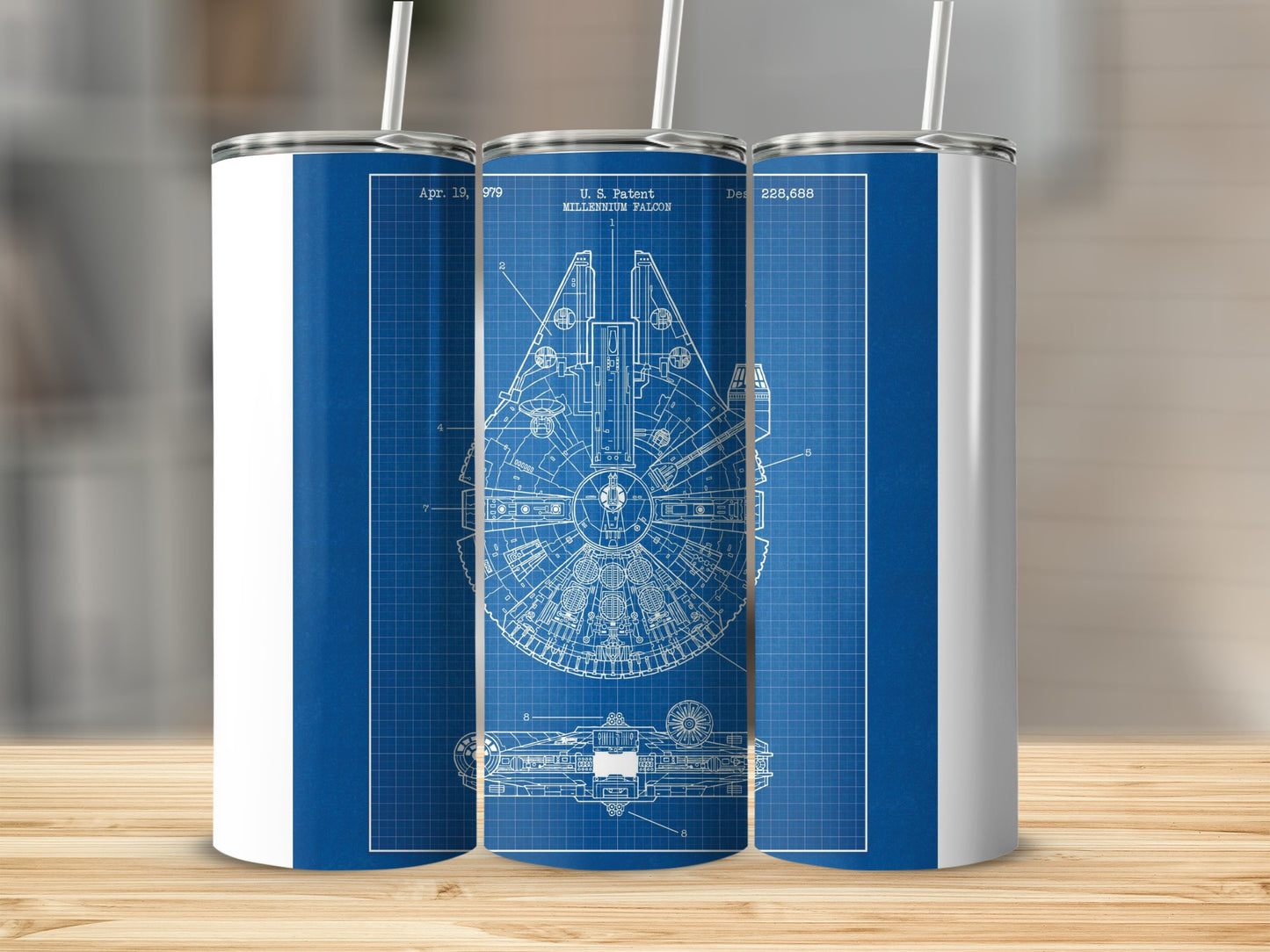 U. S. Patent Millennium Falcon Blueprint product type